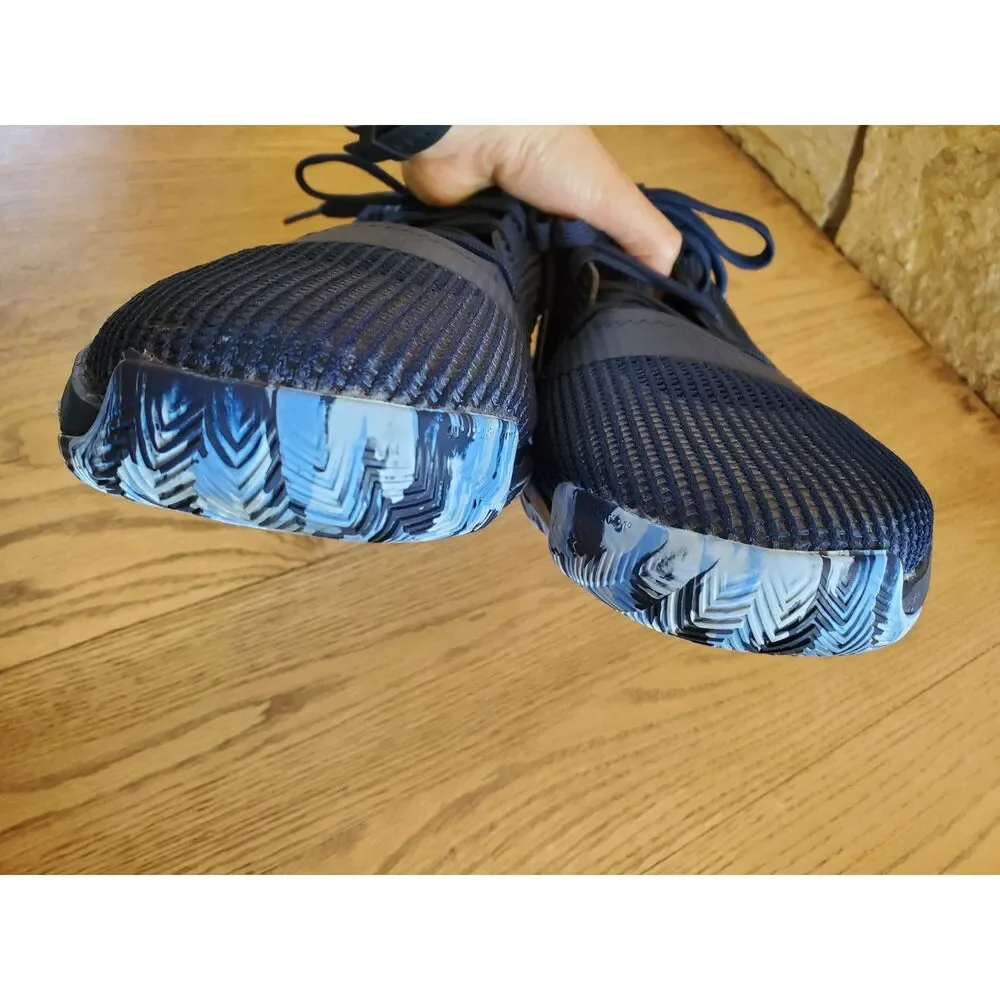 Adidas Mens 14 Pro Bounce 2019 Low Mens Basketball Shoes F97286 Navy/White VGUC